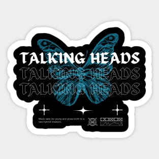 Talking Heads // Butterfly Sticker